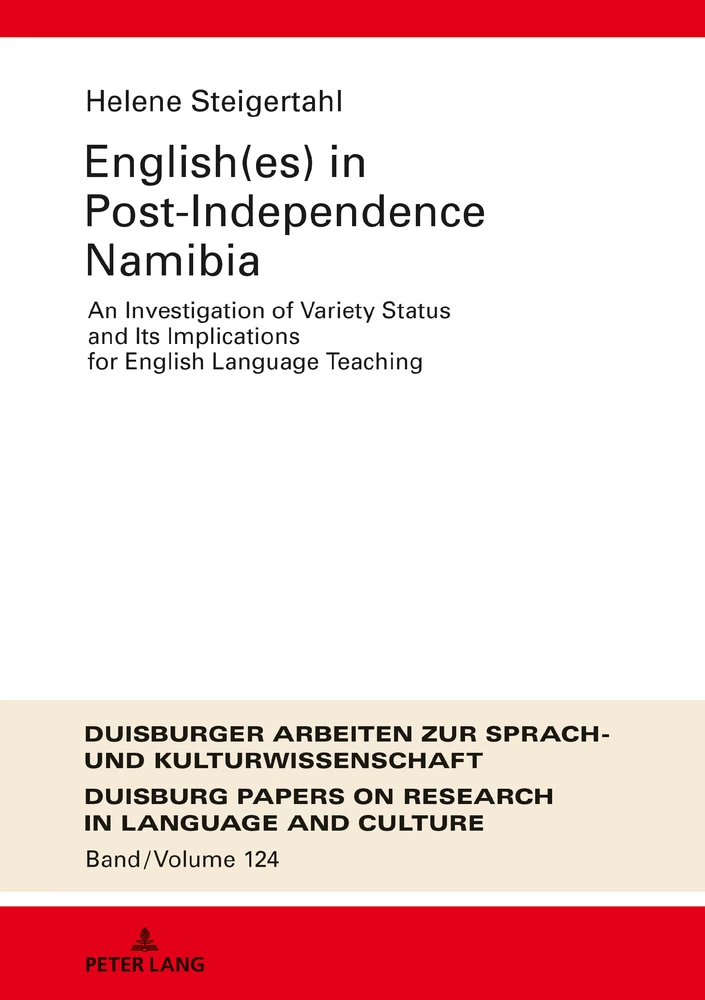 Title: English(es) in Post-Independence Namibia