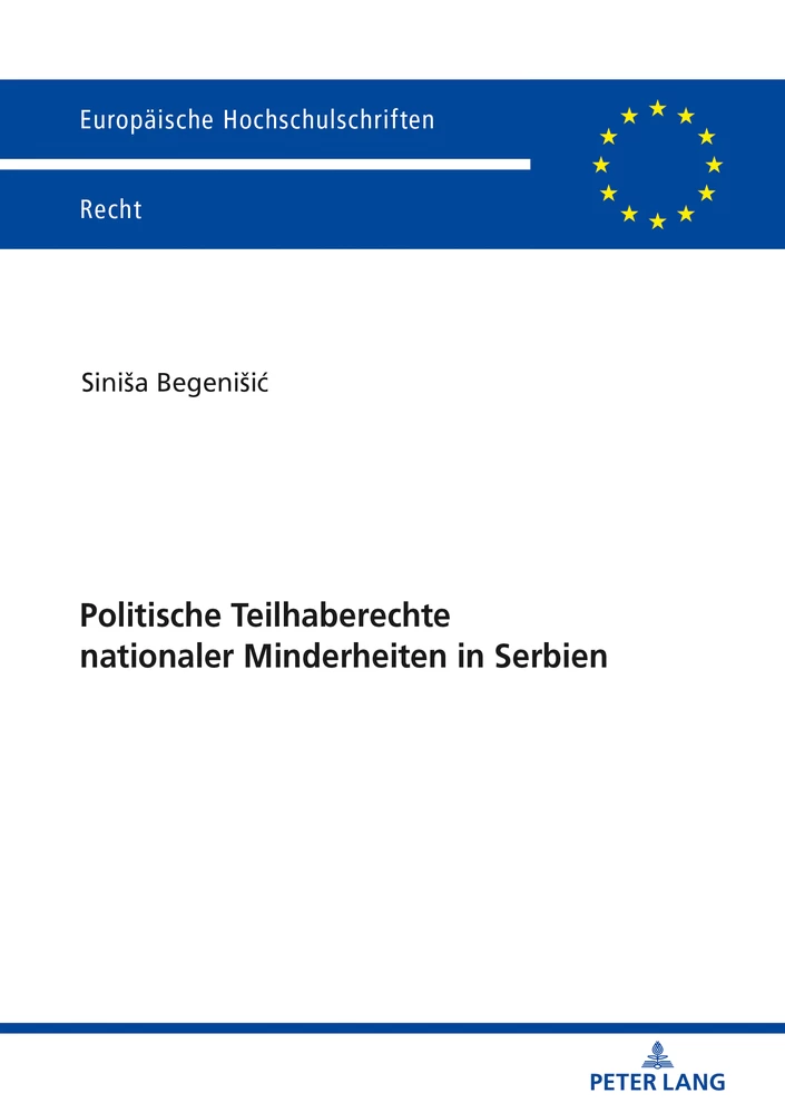 Titel: Politische Teilhaberechte nationaler Minderheiten in Serbien