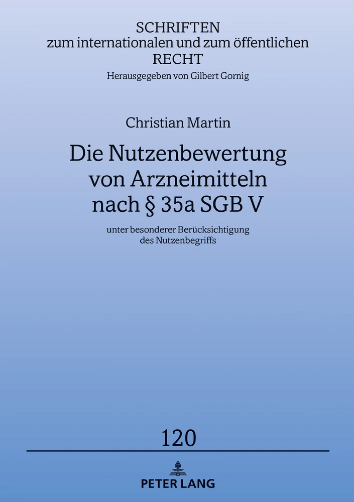 Title: Die Nutzenbewertung von Arzneimitteln nach § 35a SGB V