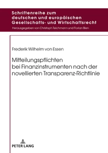 Title: Mitteilungspflichten bei Finanzinstrumenten nach der novellierten Transparenz-Richtlinie