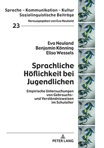 Title: Sprachliche Höflichkeit bei Jugendlichen