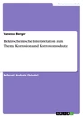 Titel: Elektrochemische Interpretation zum Thema Korrosion und Korrosionsschutz