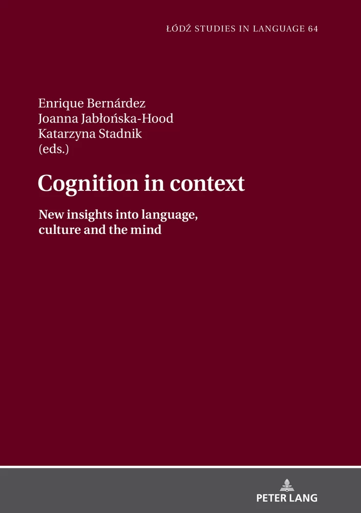 Title: Cognition in context