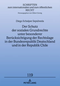 Titel: Der Schutz der sozialen Grundrechte unter besonderer Berücksichtigung der Rechtslage in der Bundesrepublik Deutschland und in der Republik Chile