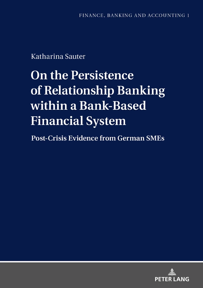 Title: On the Persistence of Relationship Banking within a Bank-Based Financial System