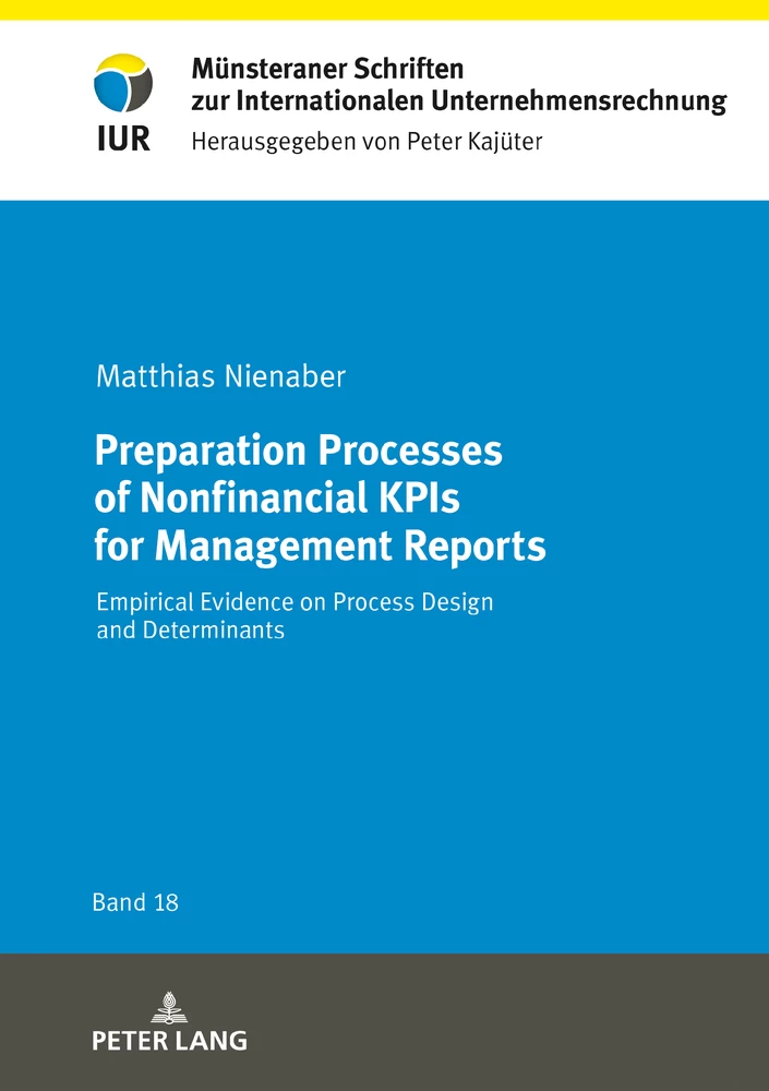Title: Preparation Processes of Nonfinancial KPIs for Management Reports