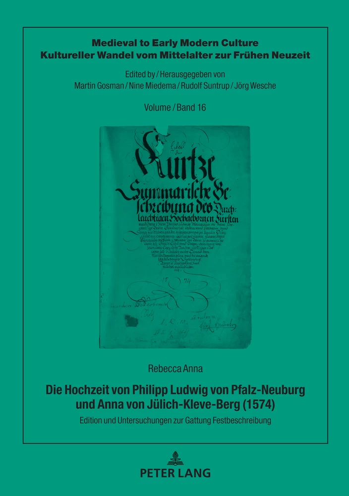 Titel: Die Hochzeit von Philipp Ludwig von Pfalz-Neuburg und Anna von Jülich-Kleve-Berg (1574)