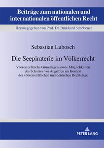 Title: Die Seepiraterie im Völkerrecht