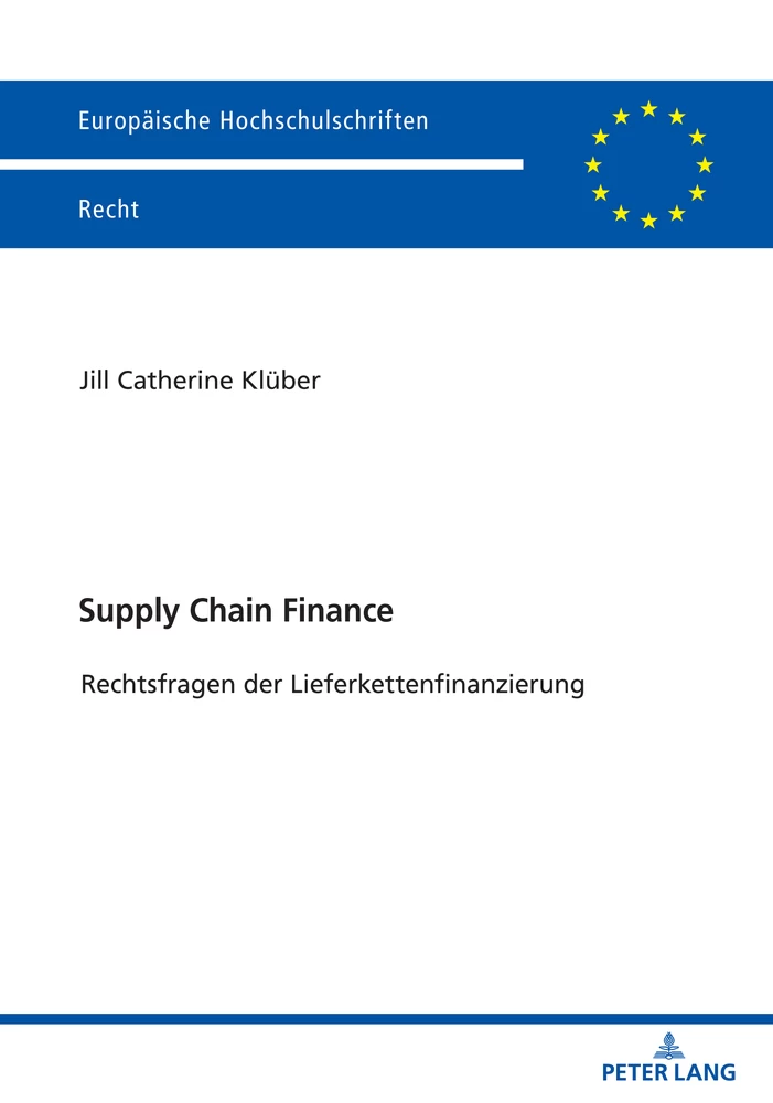 Titel: Supply Chain Finance