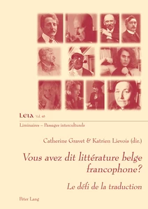 Titre: Vous avez dit littérature belge francophone?