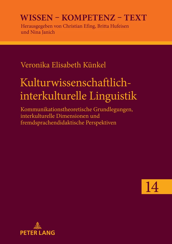 Titel: Kulturwissenschaftlich-interkulturelle Linguistik