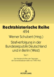 Title: Strafverfolgung in der Bundesrepublik Deutschland und in Berlin (West)