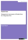 Titel: Mutagenicity Assessment of Textile Dyes by Using Ames Test