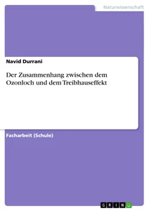 Título: Der Zusammenhang zwischen dem Ozonloch und dem Treibhauseffekt