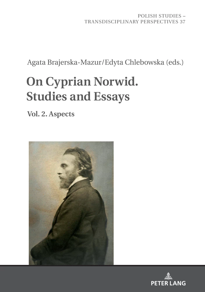 Title: On Cyprian Norwid. Studies and Essays