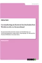 Titre: Geomarketing im Kontext hochschulischen Wettbewerbs in Deutschland