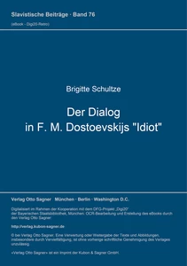 Title: Der Dialog in F. M. Dostoevskijs "Idiot"