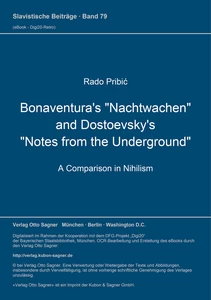 Title: Bonaventura's "Nachtwachen" and Dostoevsky's "Notes from the Underground"