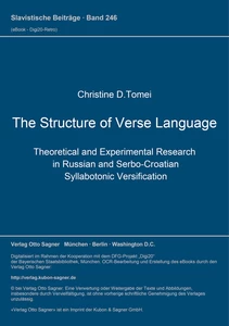 Titel: The Structure of Verse Language