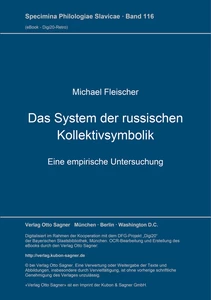 Title: Das System der russischen Kollektivsymbolik