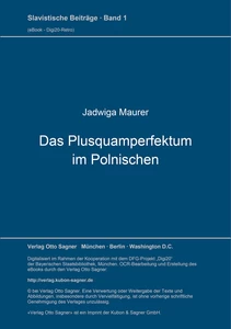 Titel: Das Plusquamperfektum im Polnischen