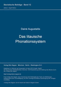 Title: Das litauische Phonationssystem
