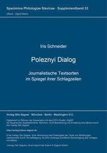 Titel: Poleznyi Dialog