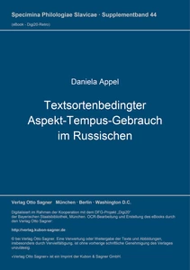 Title: Textsortenbedingter Aspekt-Tempus-Gebrauch im Russischen