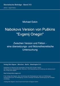 Titel: Nabokovs Version von Puškins "Evgenij Onegin"