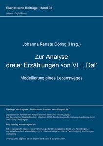 Title: Zur Analyse dreier Erzählungen von Vl. l. Dal'