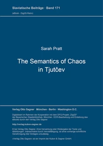 Titel: The Semantics of Chaos in Tjutčev