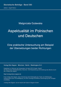 Titel: Aspektualität im Polnischen und Deutschen