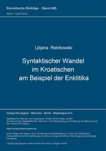 Title: Syntaktischer Wandel im Kroatischen am Beispiel der Enklitika