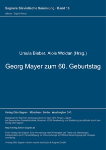 Titel: Georg Mayer zum 60. Geburtstag