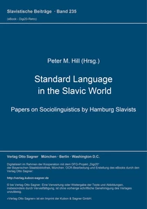 Title: Standard Language in the Slavic World