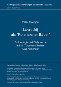 Title: Lavreckij als "Potenzierter Bauer"