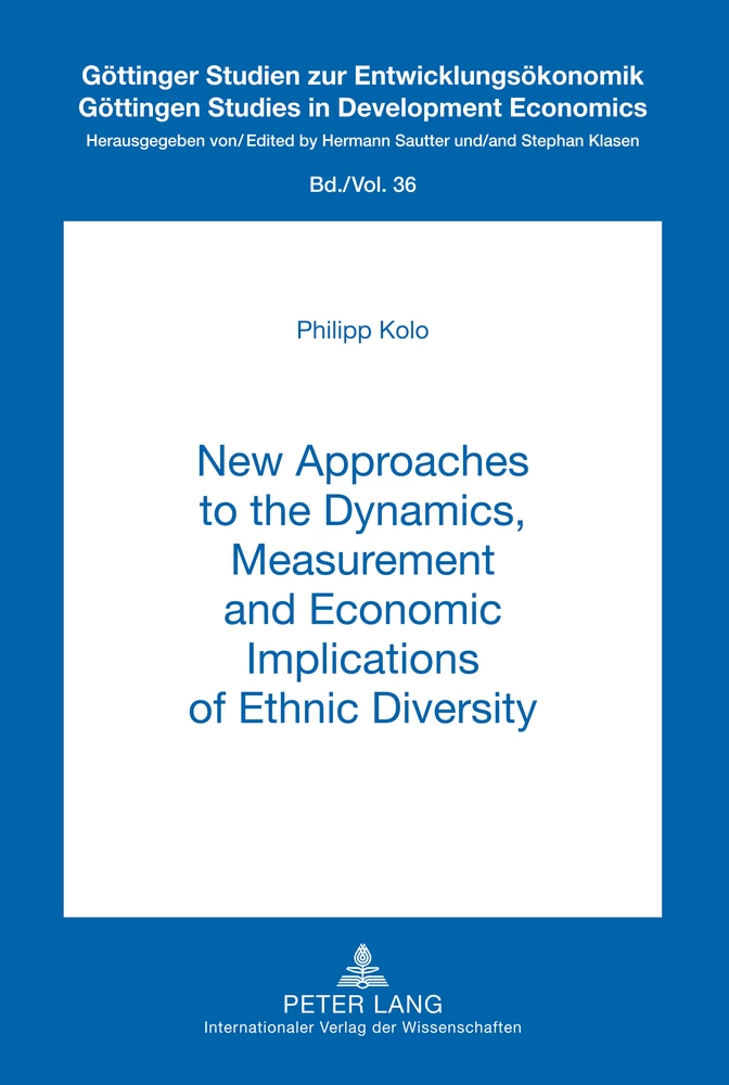 Title: New Approaches to the Dynamics, Measurement and Economic Implications of Ethnic Diversity