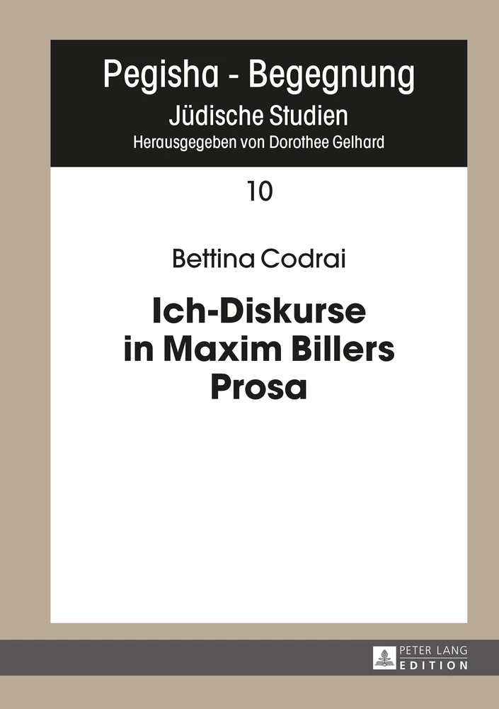 Titel: Ich-Diskurse in Maxim Billers Prosa