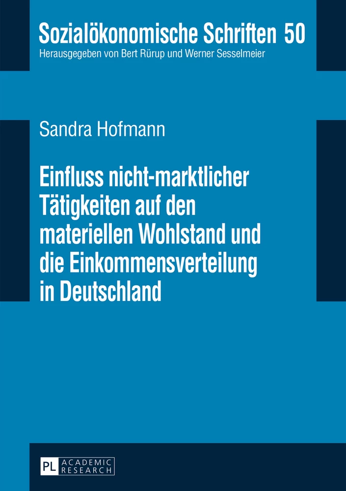 Titel: Einfluss nicht-marktlicher Tätigkeiten auf den materiellen Wohlstand und die Einkommensverteilung in Deutschland