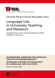 Title: Language Use in University Teaching and Research