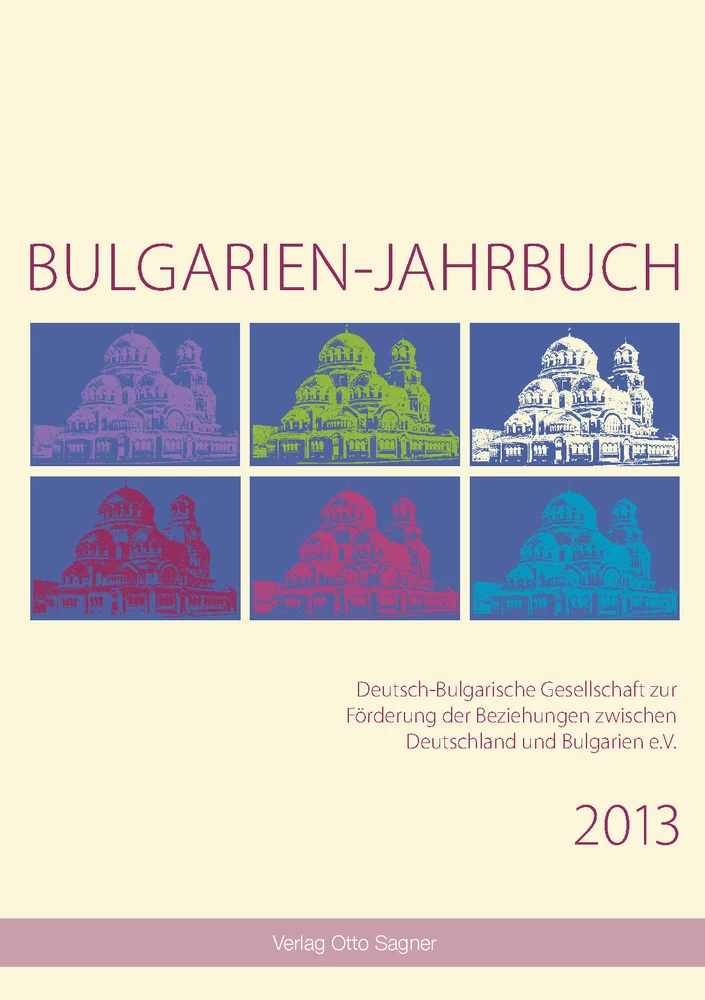 Titel: Bulgarien-Jahrbuch 2013