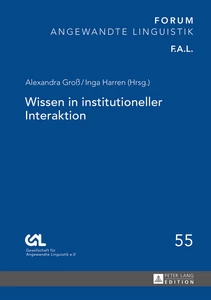 Titel: Wissen in institutioneller Interaktion