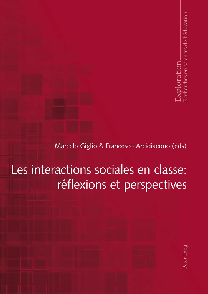 Titre: Les interactions sociales en classe : réflexions et perspectives
