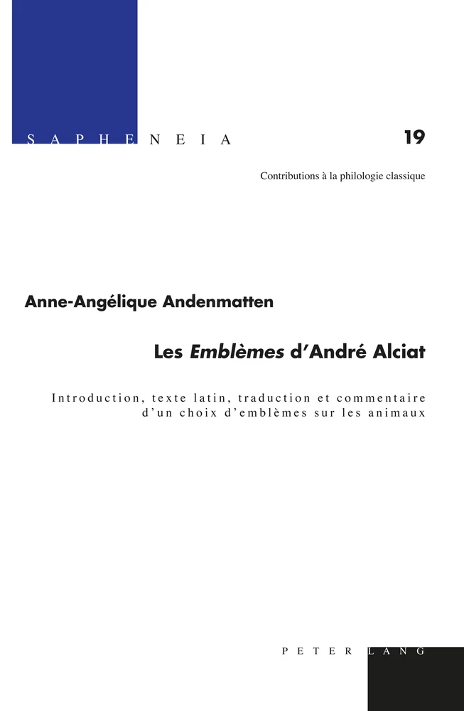 Titre: Les « Emblèmes » d’André Alciat