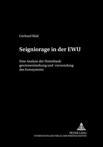 Title: Seigniorage in der EWU