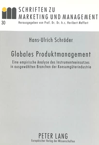 Title: Globales Produktmanagement