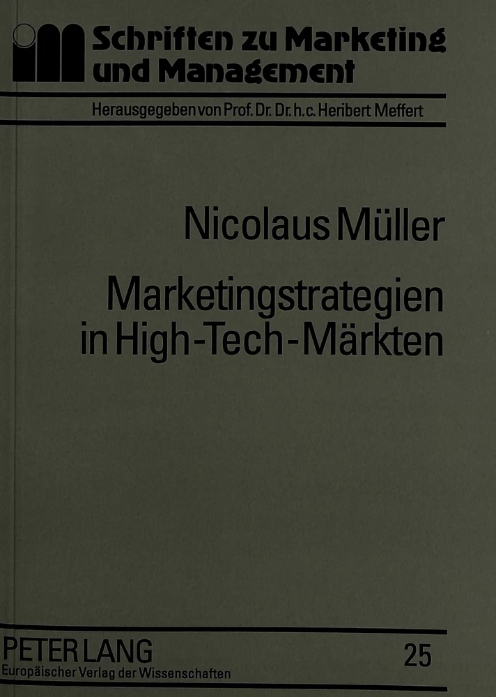 Titel: Marketingstrategien in High-Tech-Märkten