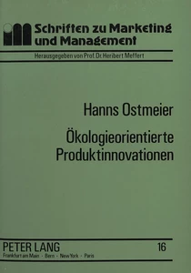 Titel: Ökologieorientierte Produktinnovationen