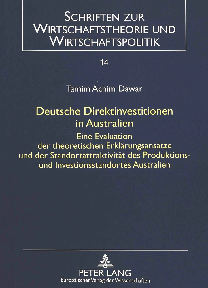 Titel: Deutsche Direktinvestitionen in Australien