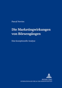 Title: Die Marketingwirkungen von Börsengängen